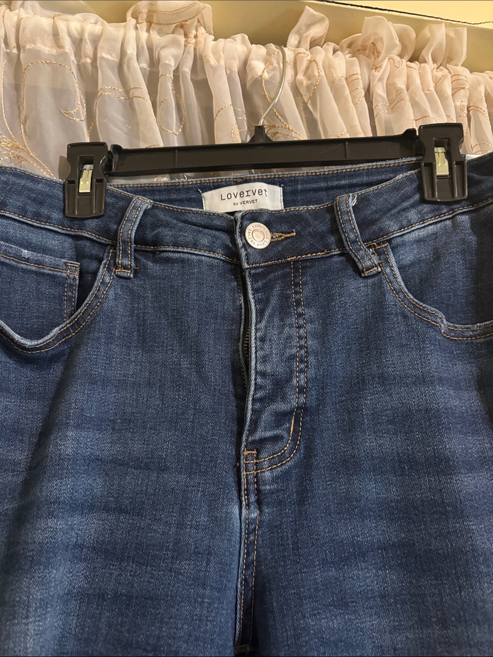 LoverVet Dark Indigo High-Rise Wide Leg Jeans